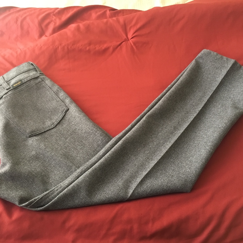 Men's Wrangler Gray Pants 33x32